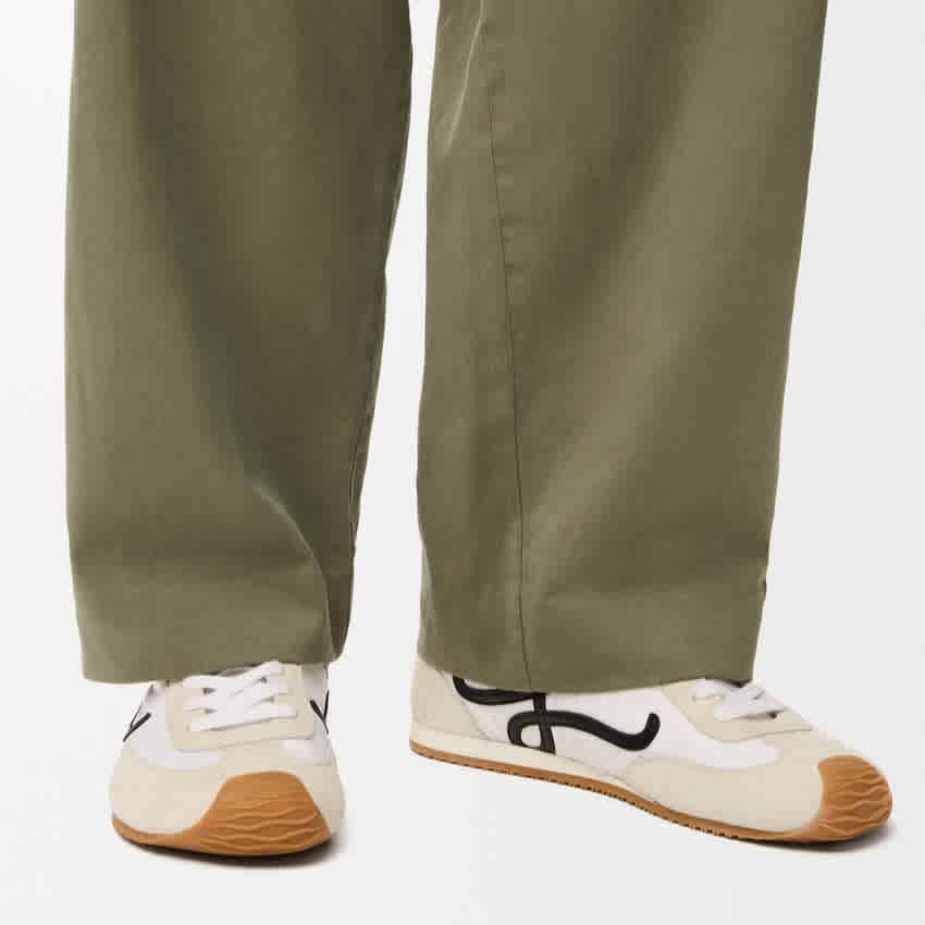 Loewe White Premium Quality Sneakers-thumb-1
