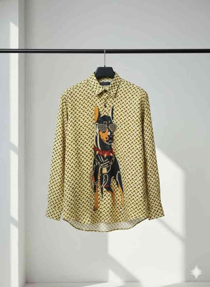 Burberry Brown Premium Quality Shirt-thumb-1