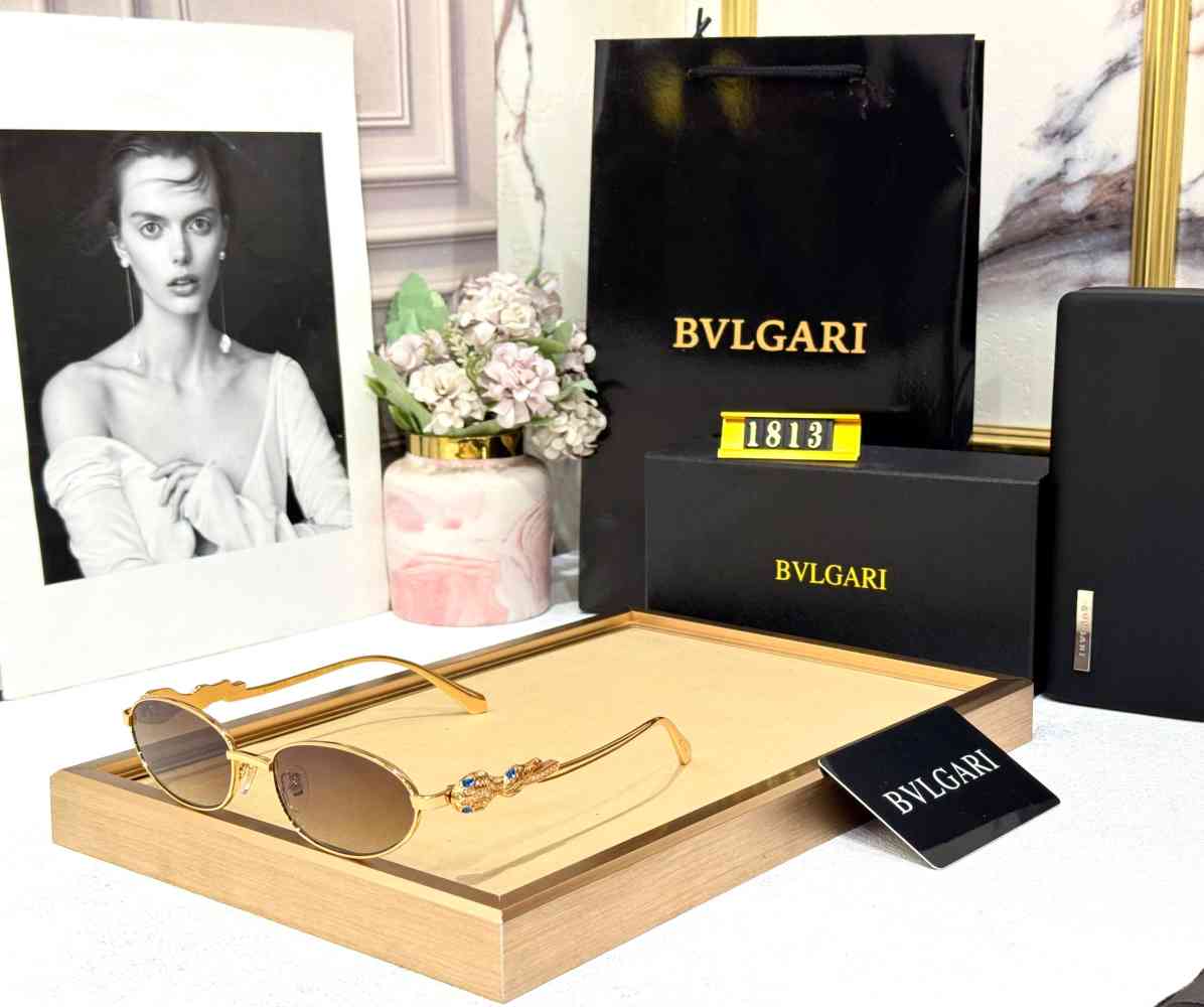 Brown Bvlgari Pink Luxury Sunglasses