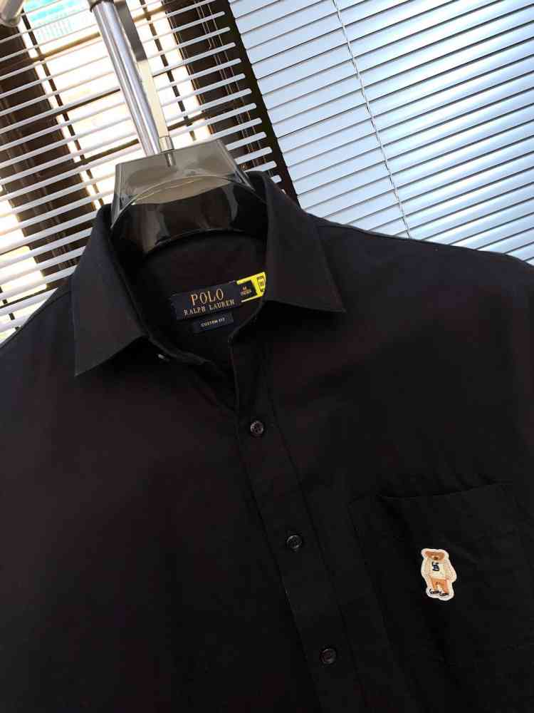 Ralph Lauren Black Premium Quality Short Sleeve Shirt-thumb-2