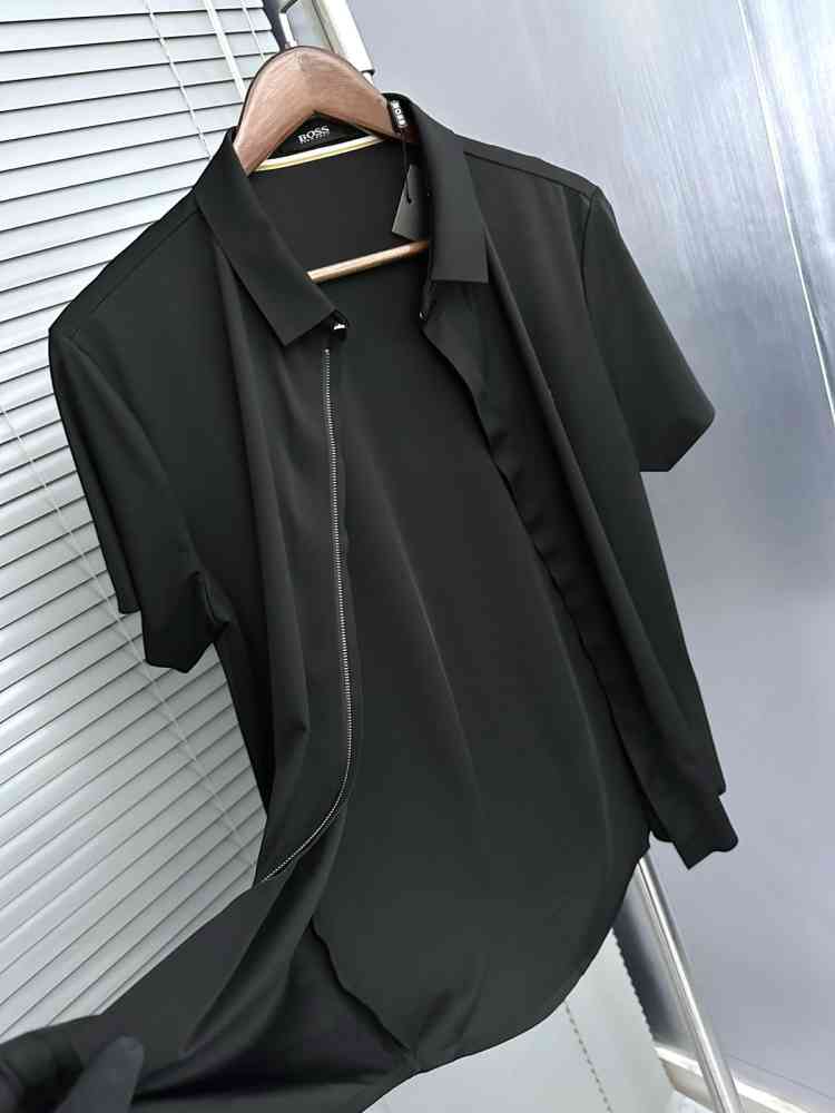 Hugo Boss Black Premium Quality Short Sleeve Shirt-thumb-2