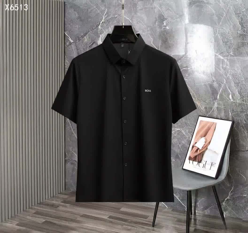 Hugo Boss Black Premium Quality Short Sleeve Shirt-thumb-0