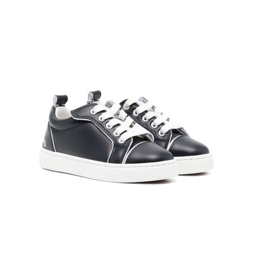 Christian Louboutin Junior leather Black Sneakers-thumb-1