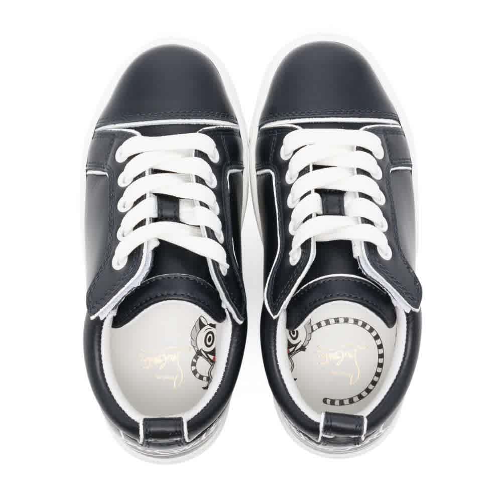 Christian Louboutin Junior leather Black Sneakers-thumb-2