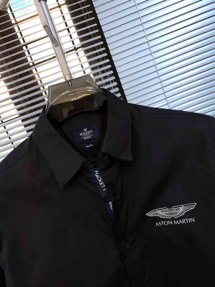 Hackett Black Premium Quality Shirt-thumb-4