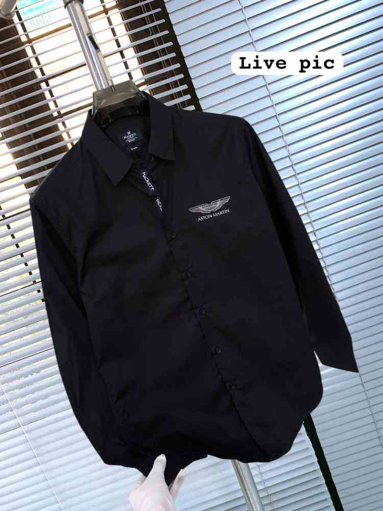 Hackett Black Premium Quality Shirt-thumb-2
