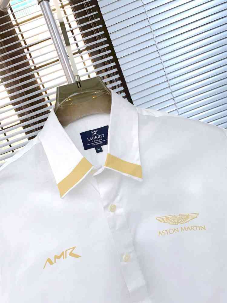 Hackett White Premium Quality Shirt-thumb-3