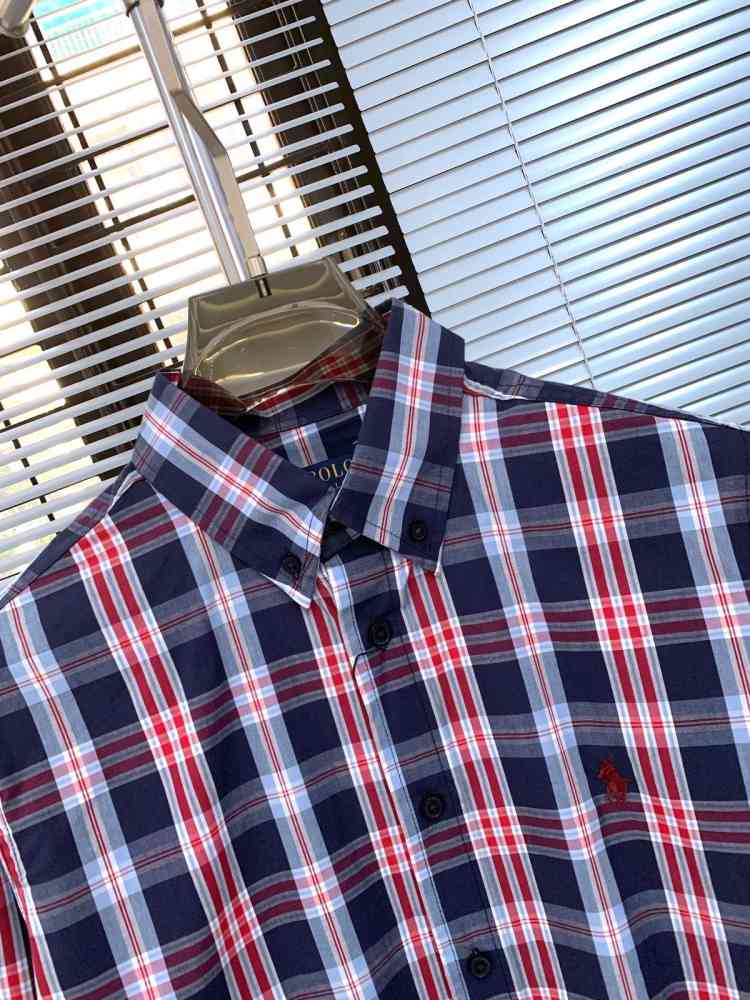 Ralph Lauren Blue Premium Quality Cotton Shirt-thumb-2