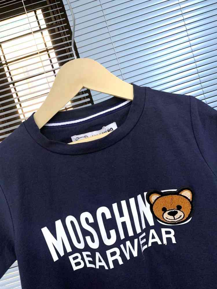 Moschino Blue Premium Quality Kids T-shirt-thumb-1