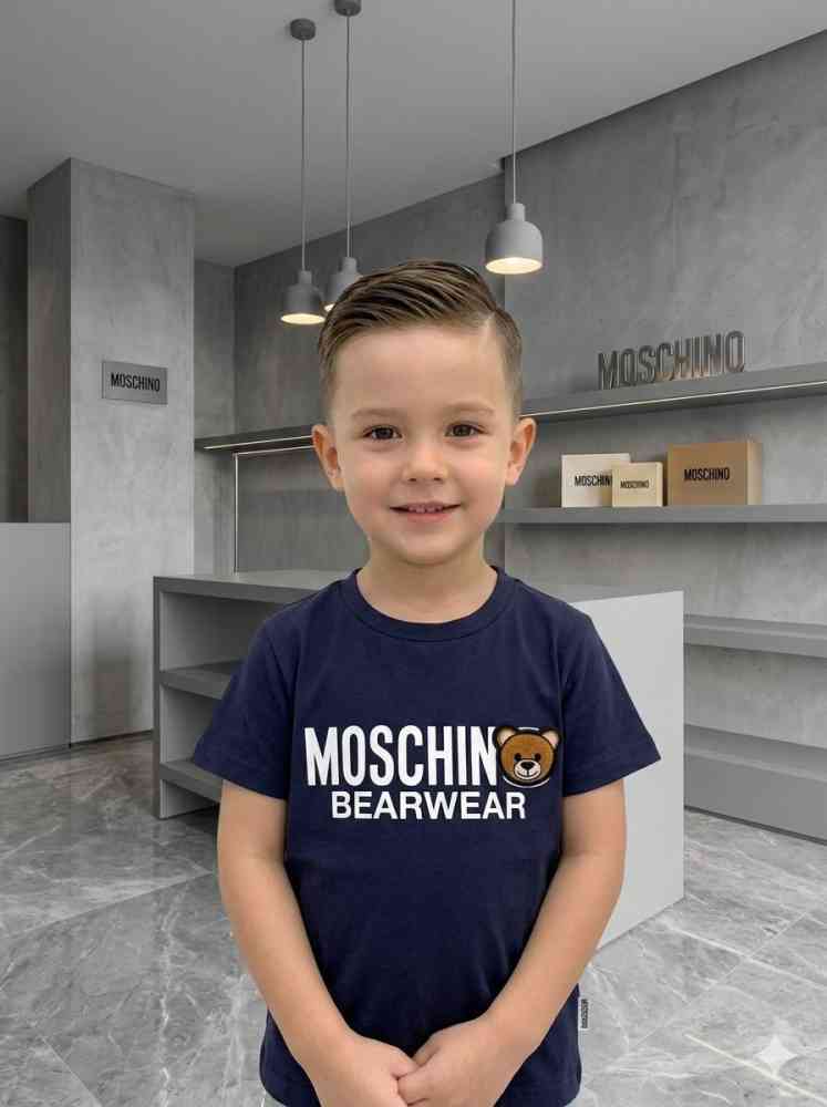 Moschino Blue Premium Quality Kids T-shirt-thumb-0