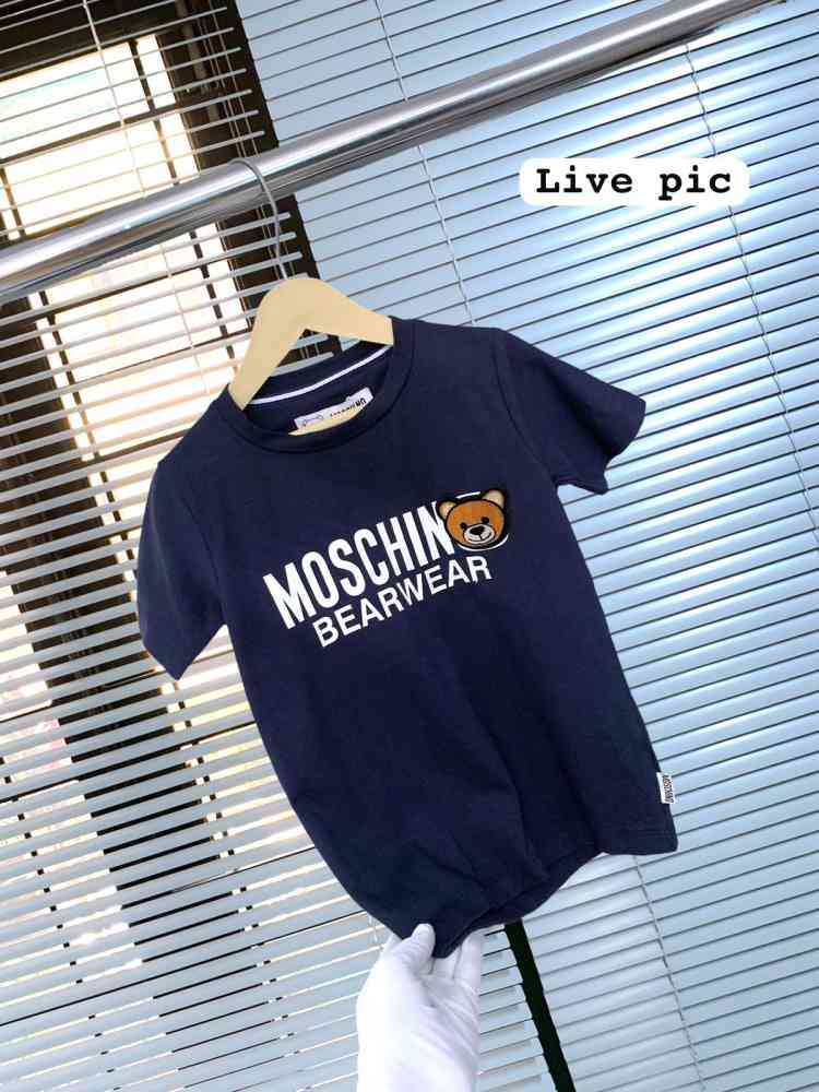 Moschino Blue Premium Quality Kids T-shirt-thumb-3