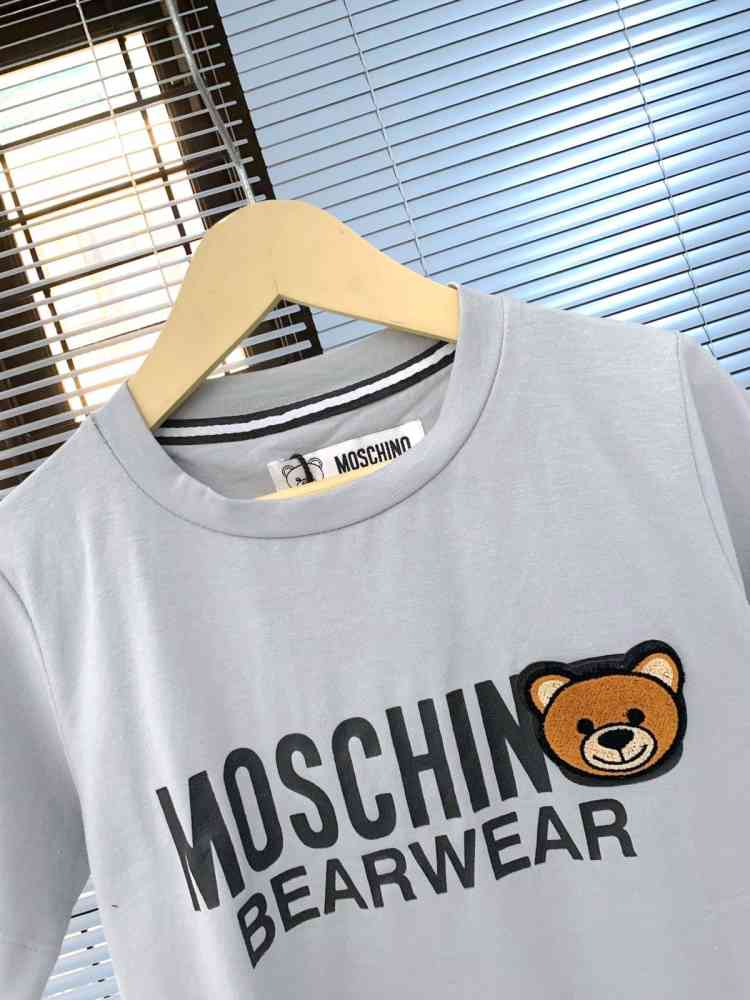 Moschino White Premium Quality Kids T-shirt-thumb-2
