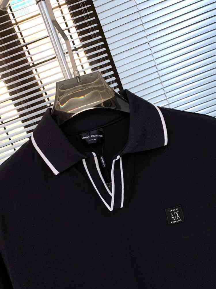 Armani Exchange Black Premium Quality T-Shirt-thumb-2