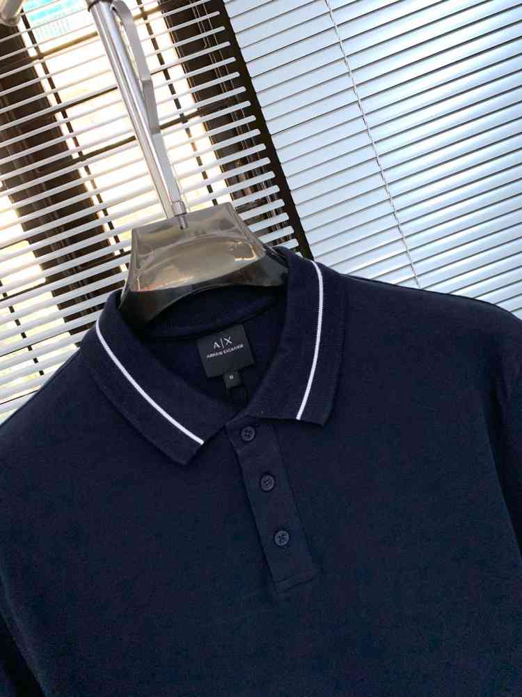 Armani Exchange Blue Premium Quality T-Shirt-thumb-1