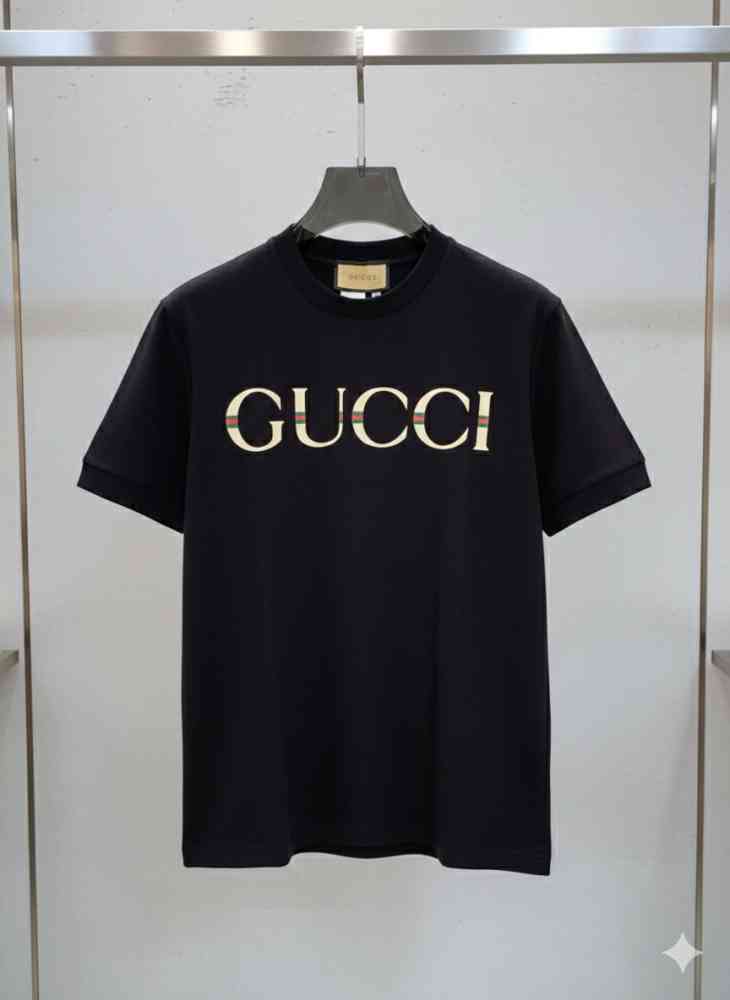 Gucci Black Premium Quality Polo T-shirt-1