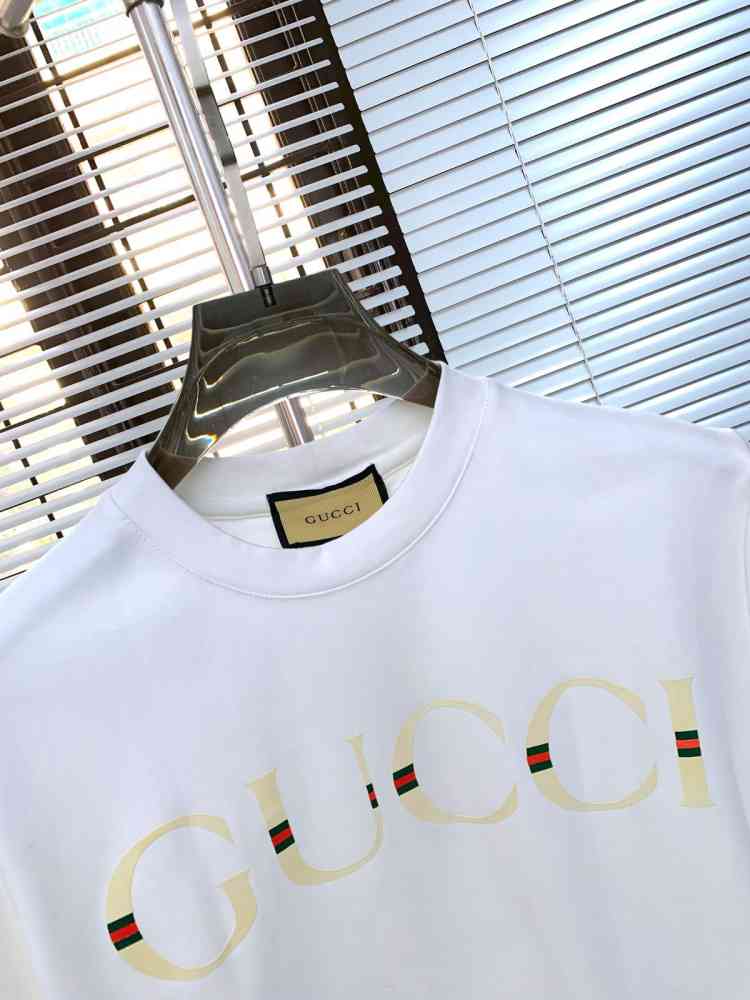 Gucci White Premium Quality Polo T-shirt-thumb-2