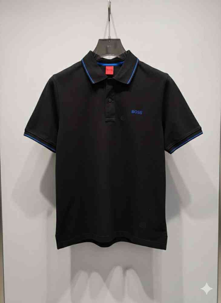 Hugo Boss Black Premium Quality Polo Tees-thumb-1