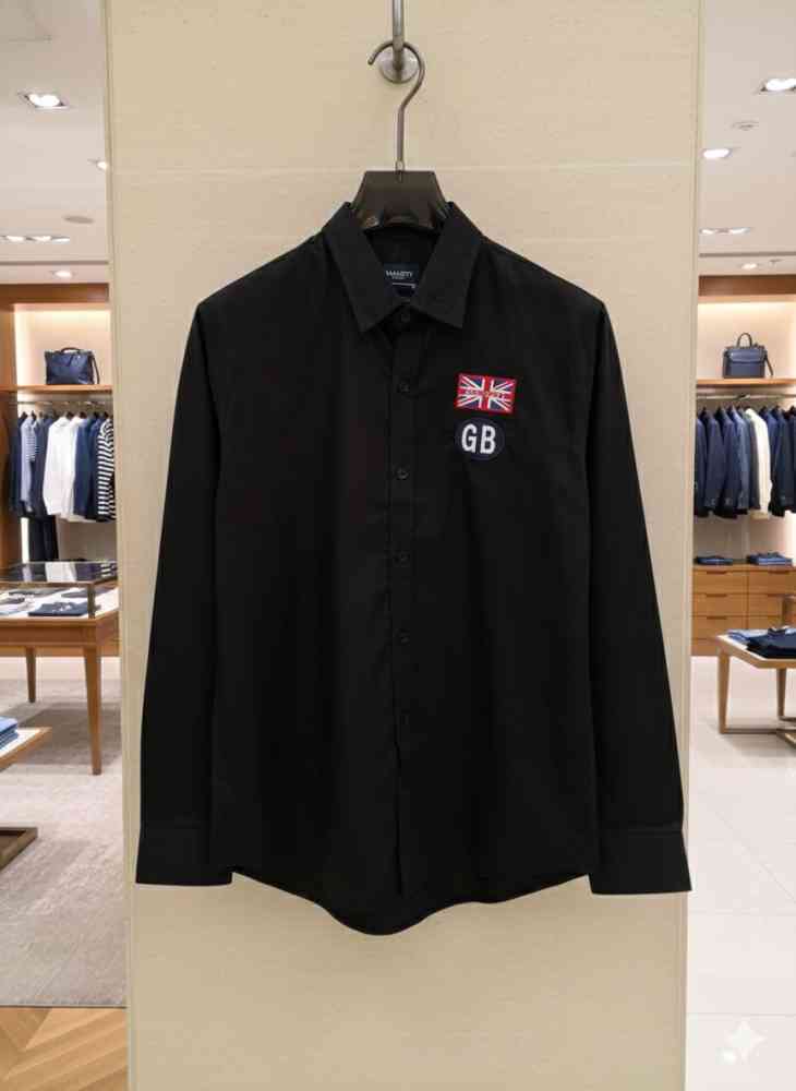 Black Hackett White Premium Quality Shirt