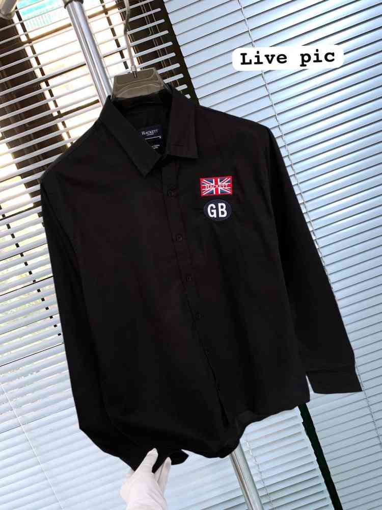 Hackett Black Premium Quality Shirt-thumb-2