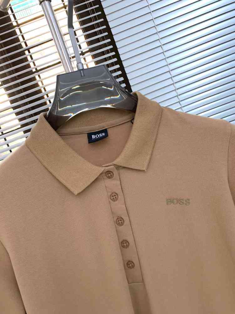 BOSS Brown Premium Quality Women T-shirt-thumb-2