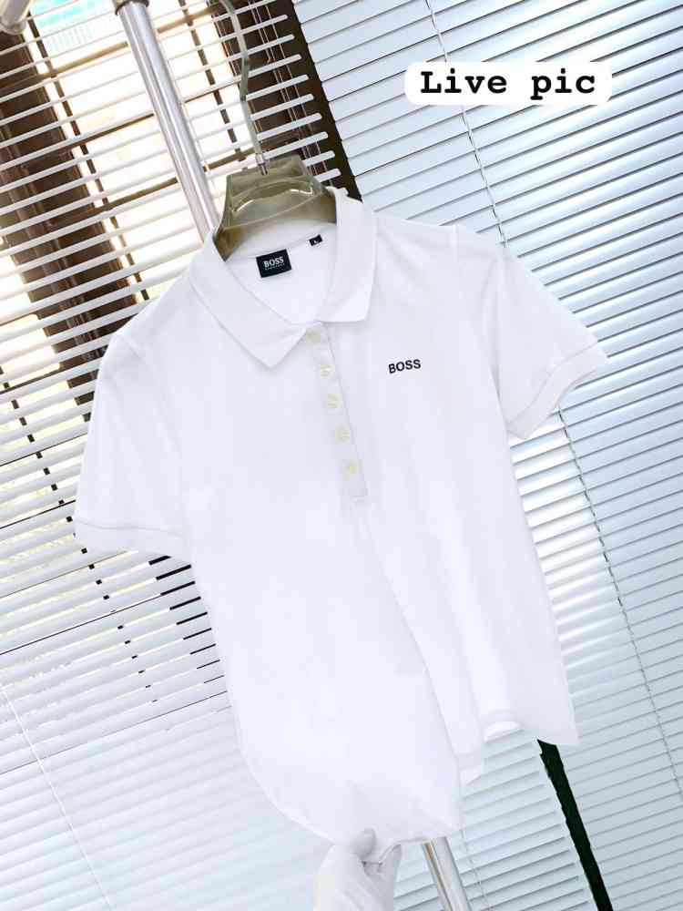 BOSS White Premium Quality Women T-shirt-thumb-2