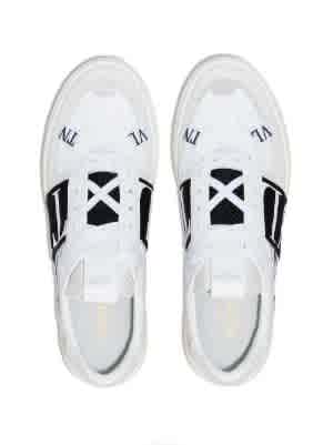 Valentino White Premium One-Stud Sneakers-1