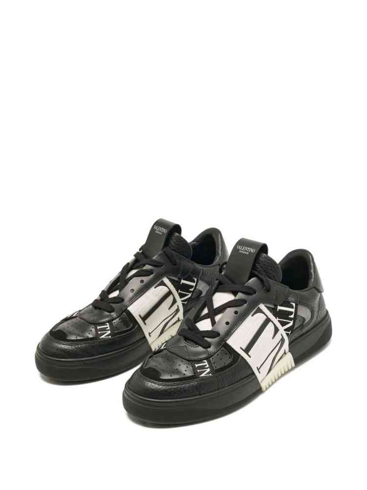Valentino Black Premium One-Stud Sneakers-1