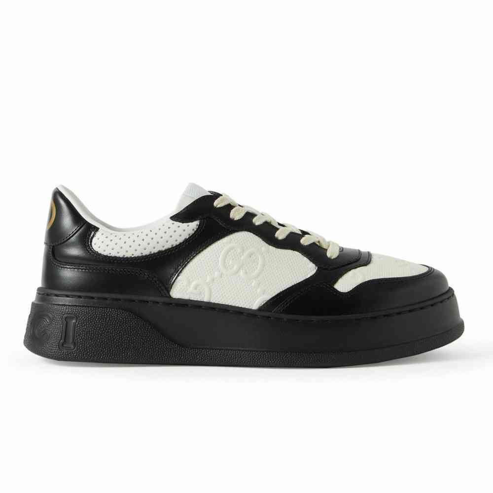Gucci Black & Cream Premium Sneakers-thumb-0