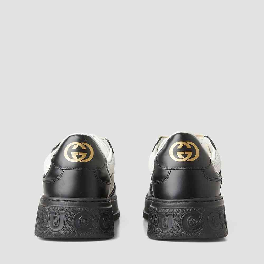 Gucci Black & Cream Premium Sneakers-thumb-3
