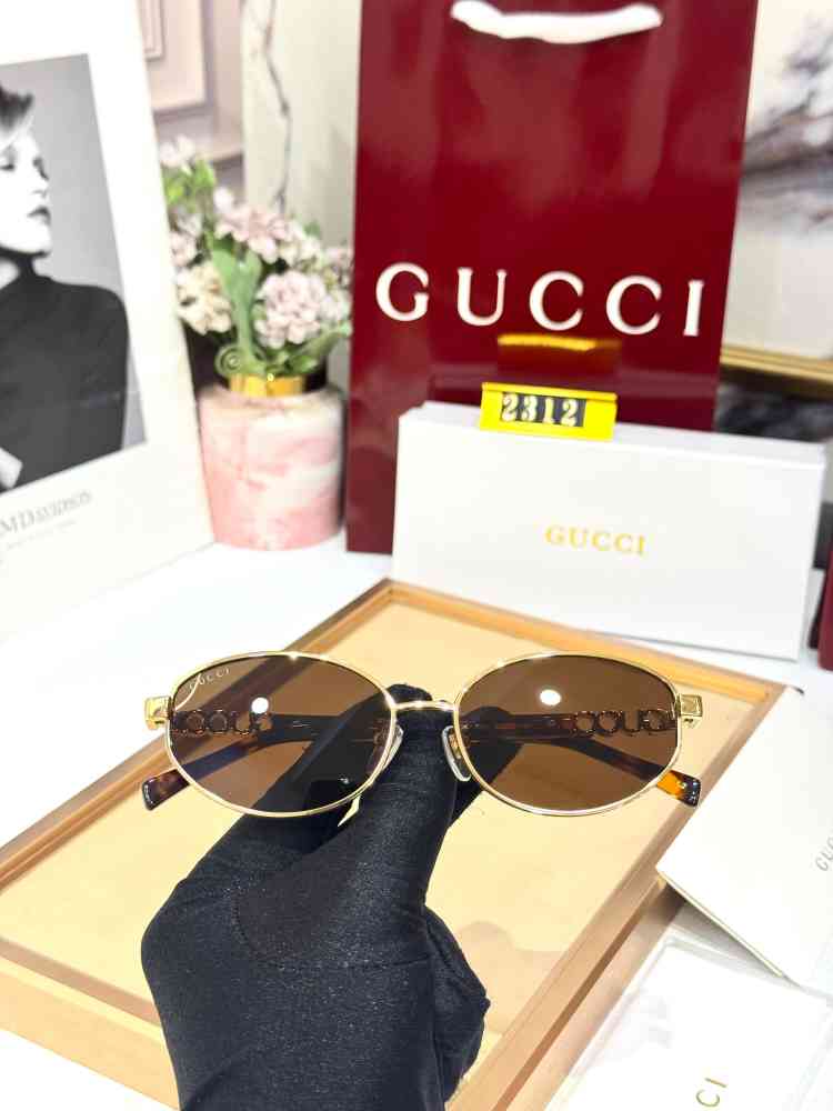 Gucci Brown GG Women's Sunglasses-1