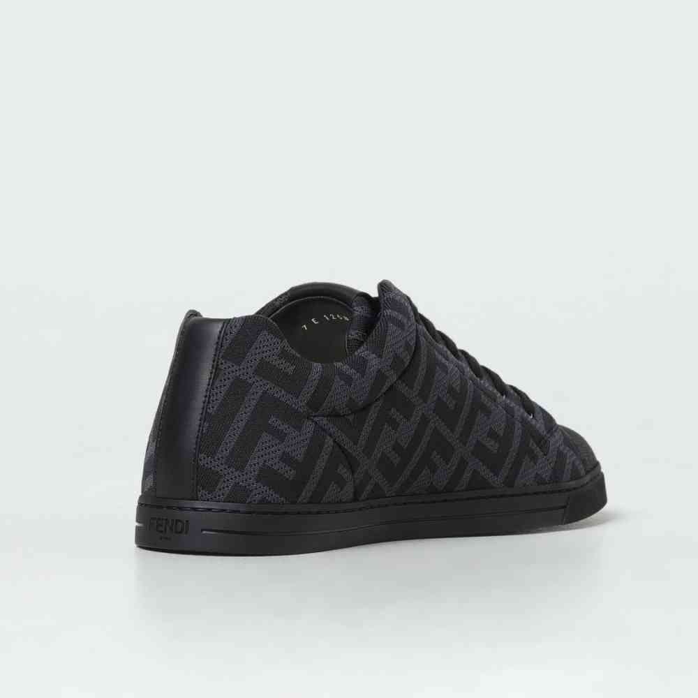 Fendi Roma Black Premium Low-tops Sneakers-thumb-3