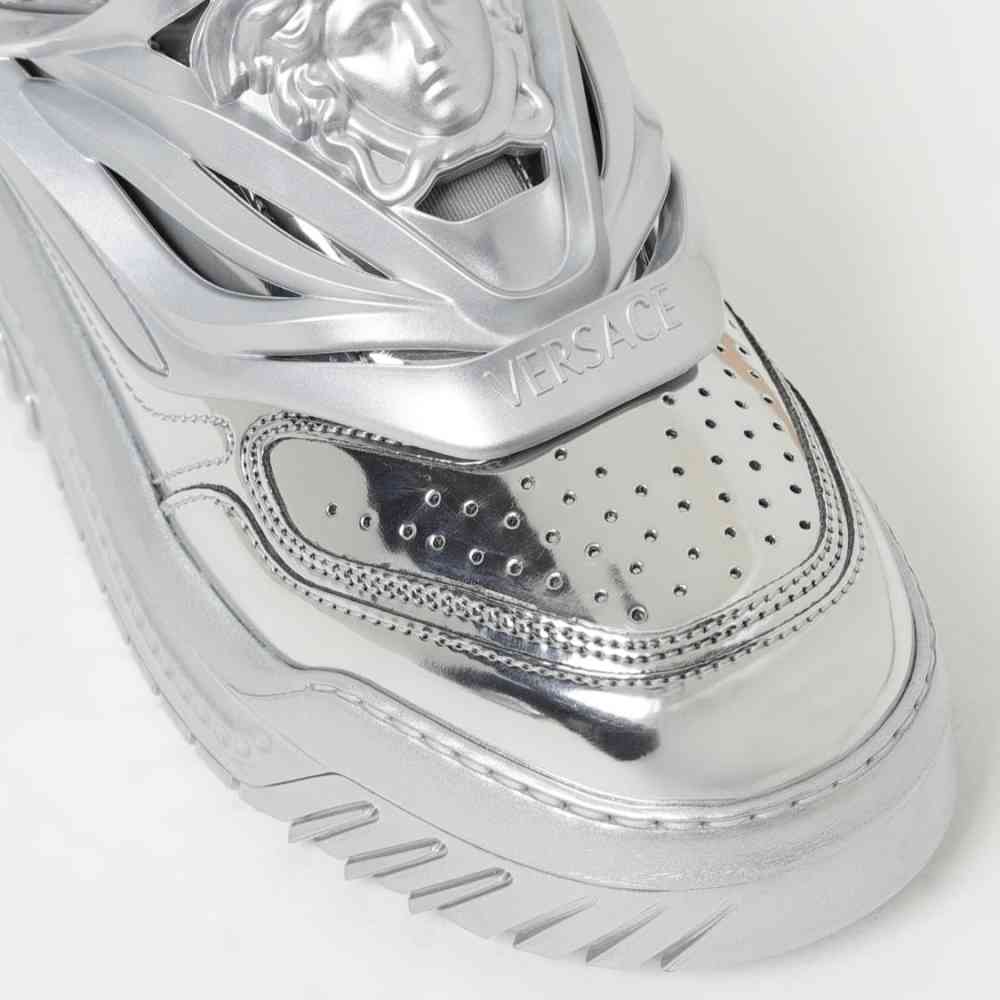 Versace Silver Premium Quality Sneakers-thumb-4