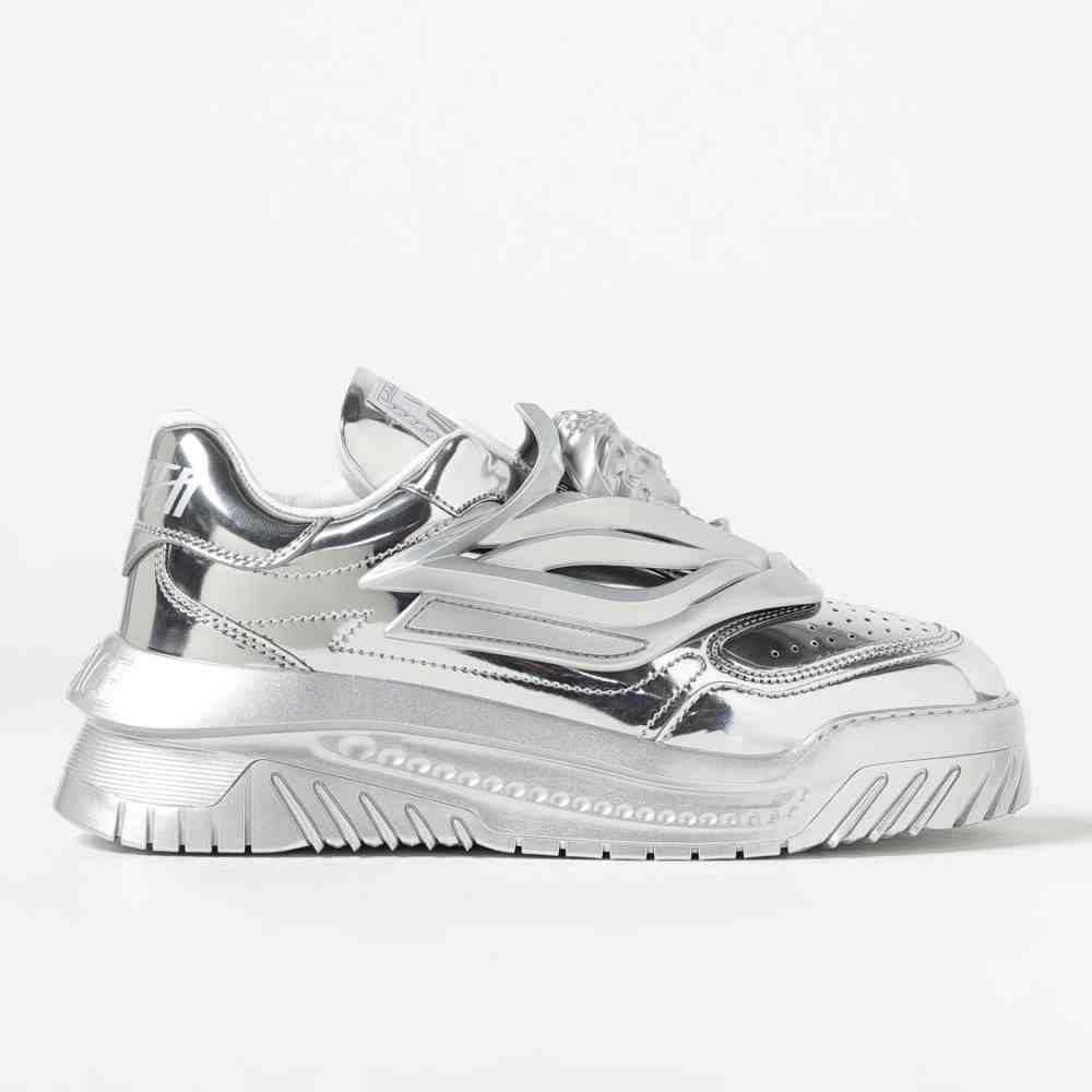 Versace Silver Premium Quality Sneakers-thumb-0
