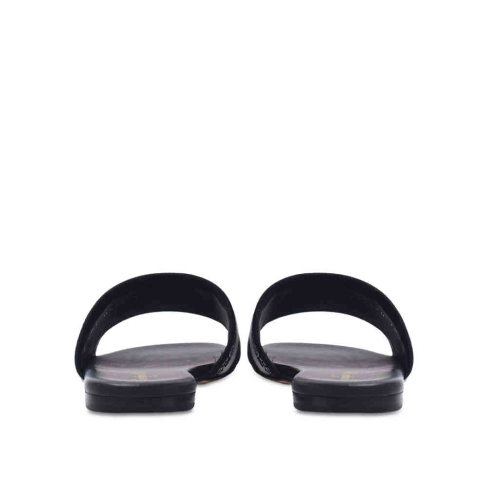 Miss Dior Black Premium Quality Women's Flat Sandals-3