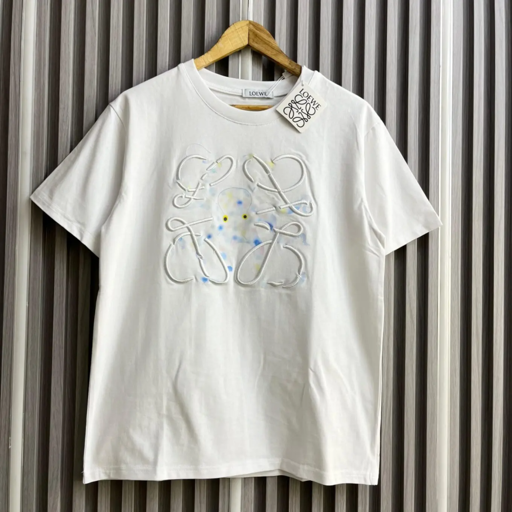 White Loewe x Suna Fujita Black Premium Quality T-Shirt