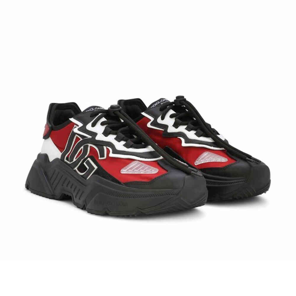 Dolce & Gabbana Black & Red Premium Daymaster Sneaker-thumb-1