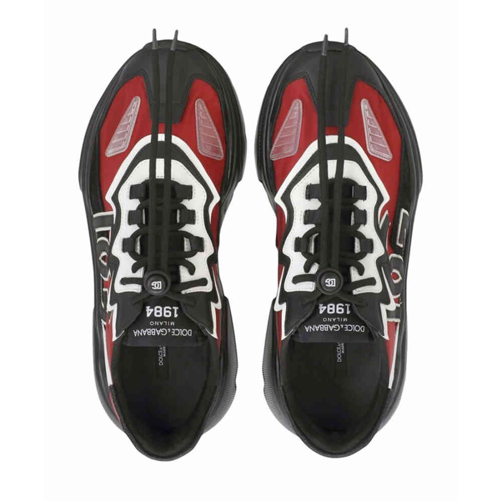 Dolce & Gabbana Black & Red Premium Daymaster Sneaker-thumb-3