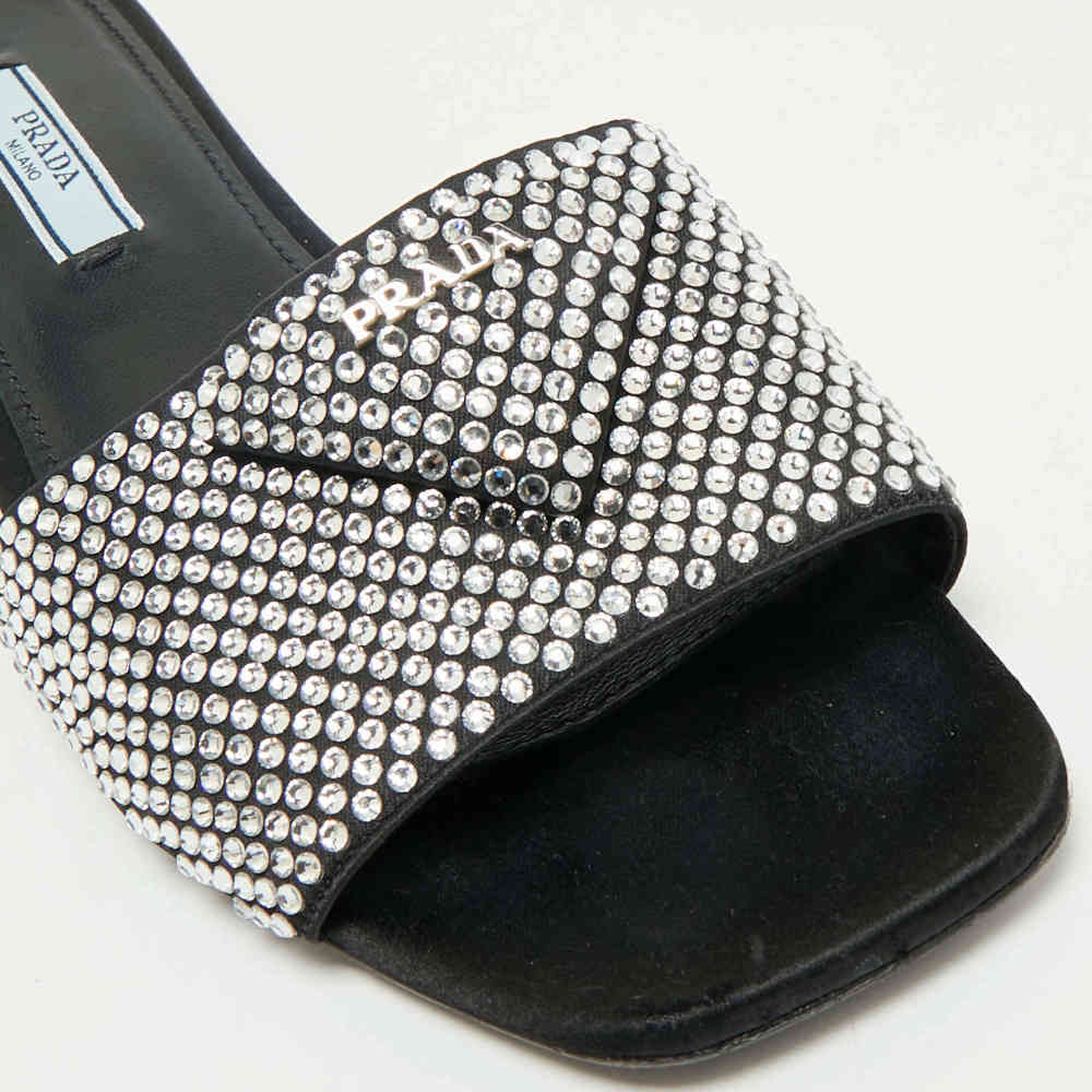 Prada Black & White Premium Quality Women's Flat Sandals-4