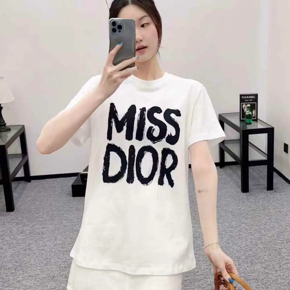 Miss Dior Black Print Premium Quality T-Shirt Miss Dior Pink Print Premium Quality T-Shirt
