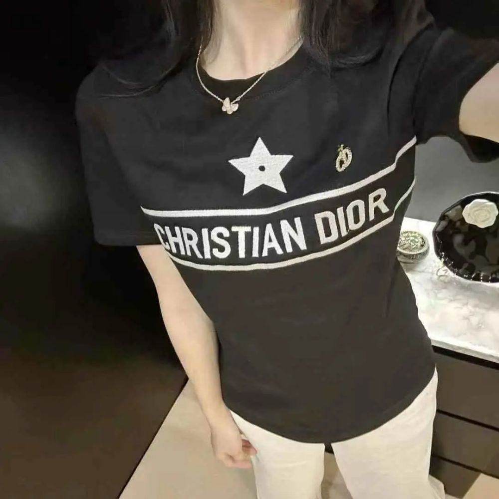 Christion Dior Black Premium Quality T-Shirt-thumb-0
