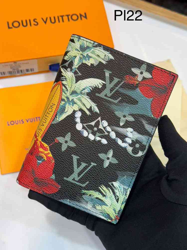 Louis Vuitton Black Premium Pocket Organiser Wallet-thumb-0
