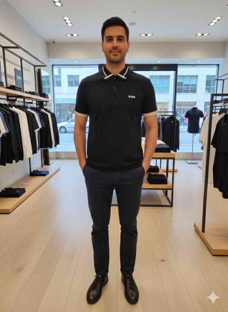 Hugo Boss Black Premium Quality Tees-thumb-0