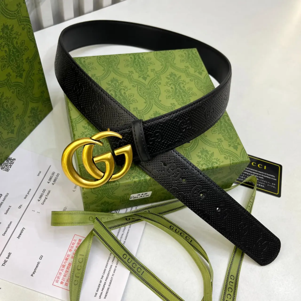 Gucci Black Premium Quality Belt-thumb-0