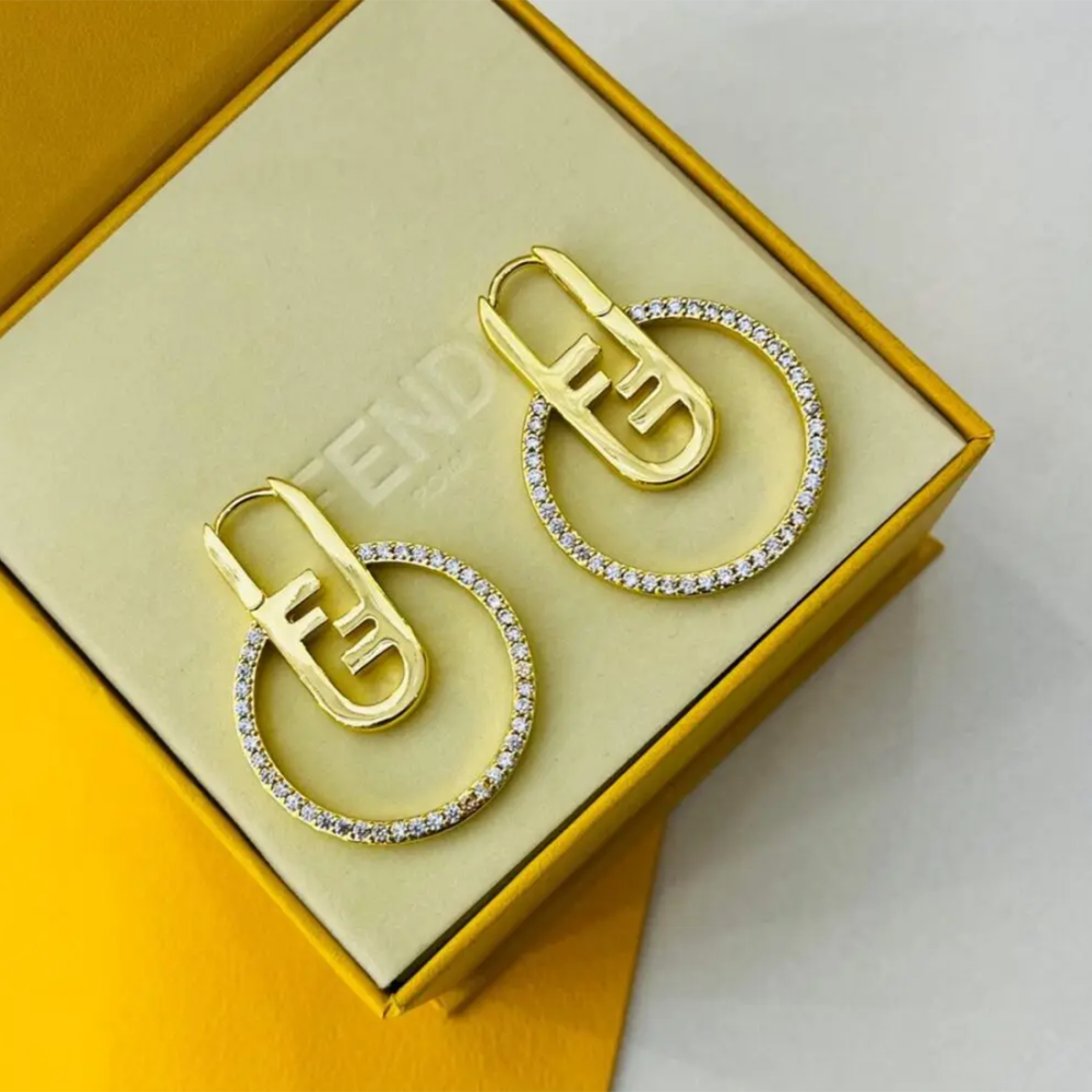 Fendi O’Lock Hoop Earrings-3