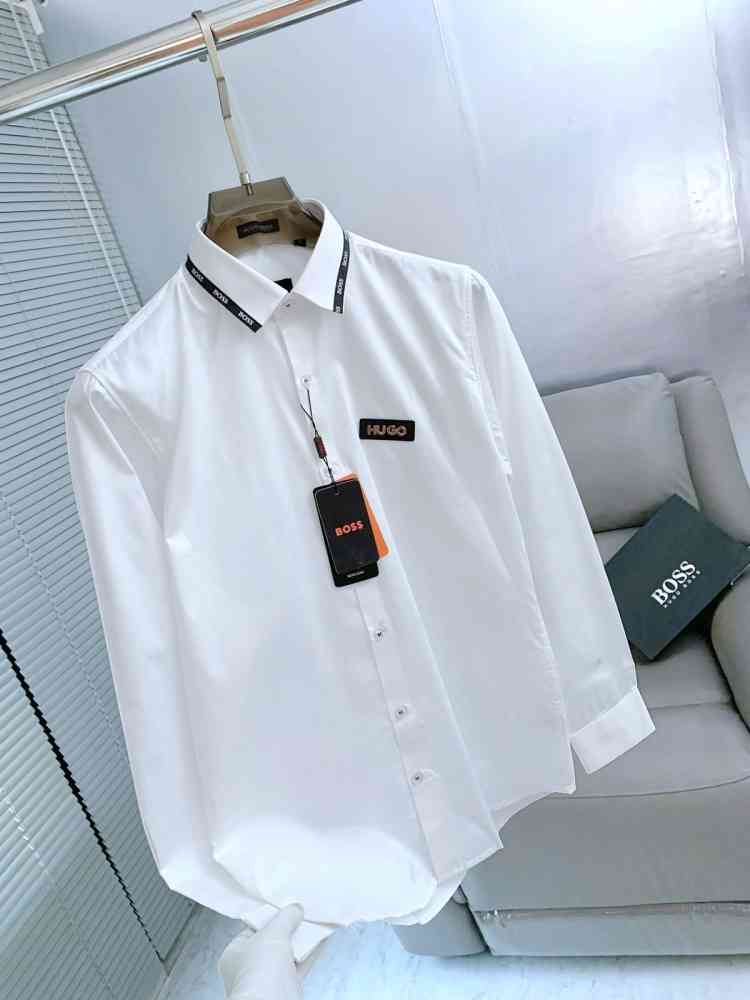 Hugo Boss White Premium Quality Shirt-thumb-1