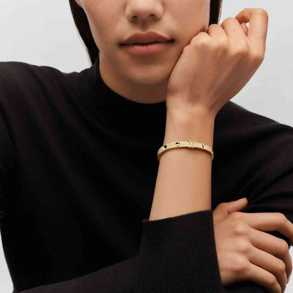 Louis Vuitton Golden Empreinte Medium Bracelet-thumb-1