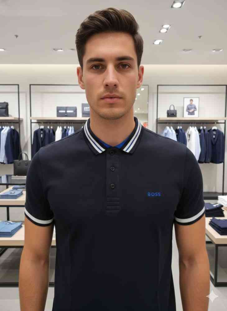 Blue Hugo Boss Black Premium Quality Tees