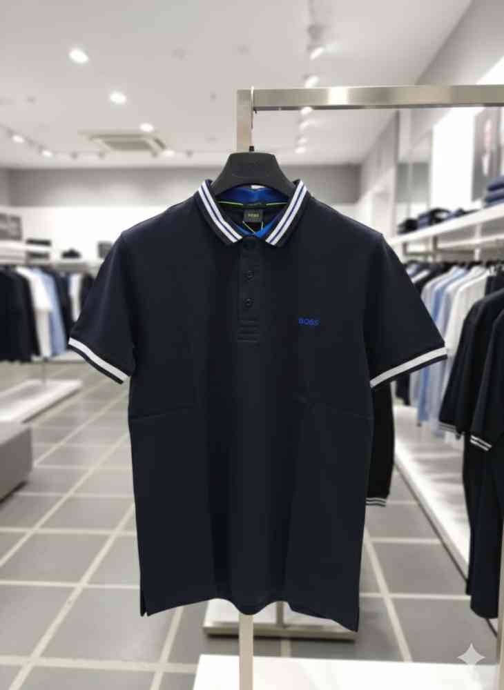 Hugo Boss Blue Premium Quality Tees-thumb-3