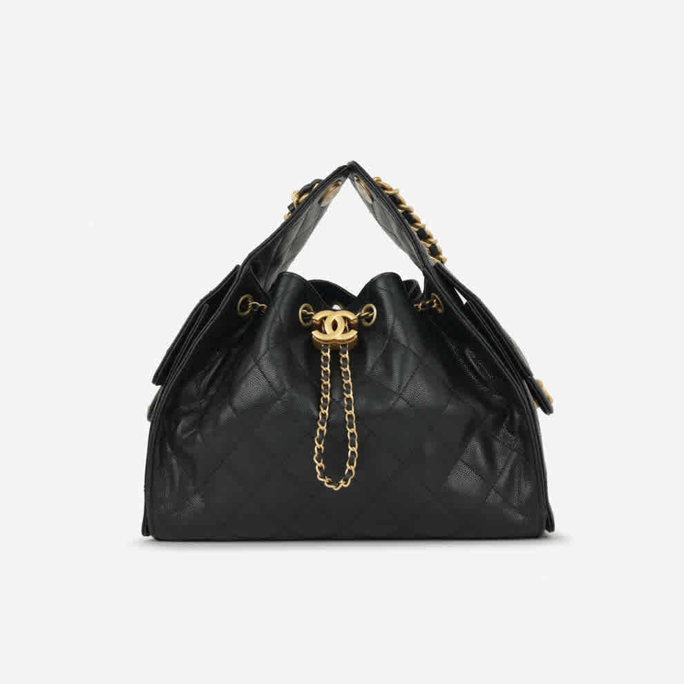 Chanel Maxi Black Iconic 26C Shoulder Bag-thumb-0