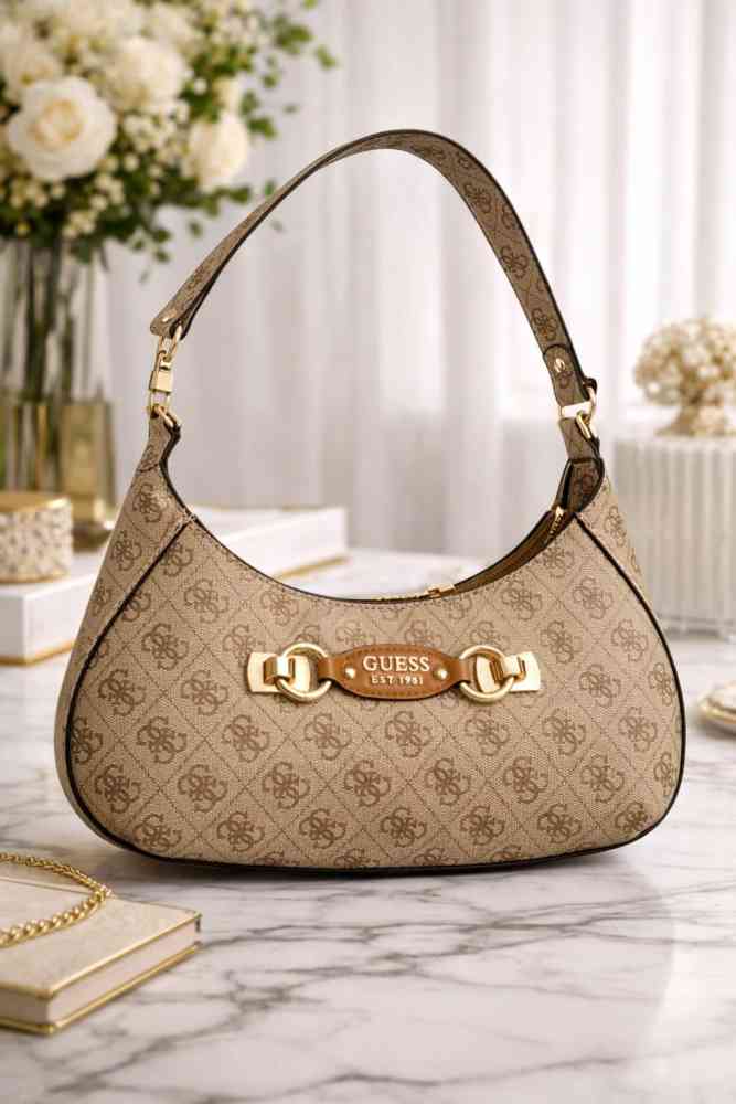 Apricot Guess Mimina Black HandBag